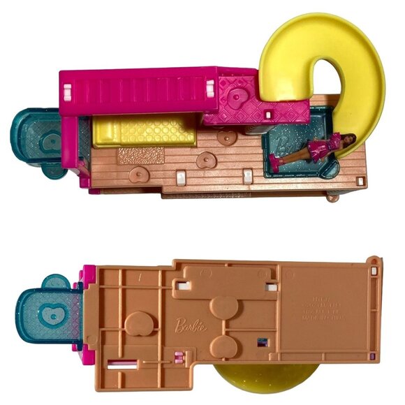 Mini BarbieLand Dreamhouse & Mini Barbie Doll Elevator Slide Pool #HYF47 Mattel - Picture 12 of 16